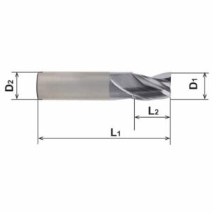 5410C Schaftfräser, D1=1.5, D2=3, L1=40, Z=3
