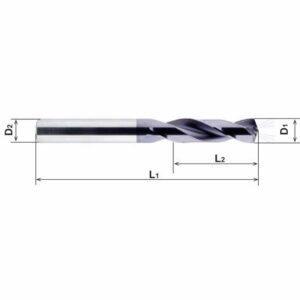 3041 VHM Spiralbohrer 3xD IK INOX, D1=4.5, D2=6, L1=66, L2=24 IK