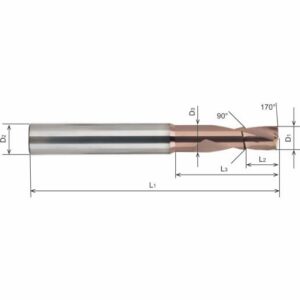 Pilotbohrer 170° Ø 1.45, Stufenbohrer (AD.90.145.170), Inox