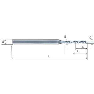 Spiralbohrer Targetdrill 6xD, Ø 2.95 (TD.295.IK.6D), IK Inox