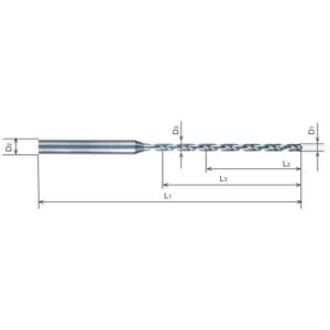 Spiralbohrer Targetdrill 18xD, Ø 3.85 (TD.385.IK.18D), IK Inox