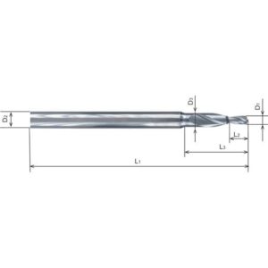 Pilotbohrer 130° Ø 1.3, L1=45, Bohrtiefe 2.6, Inox