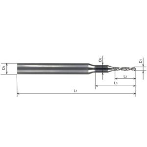 Spiralbohrer Targetdrill 12xD, Ø 3.95 (TD.395.IK.12D), IK Inox