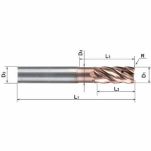 AM.Fin.IK Schlichtfräser mit IK, D1=8, D2=8, L1=64, L2=18, Z=6