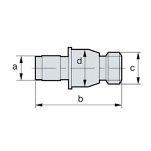 4192 Excenterbolzen, D=6, d=5, L1=18.5, L2=13.5