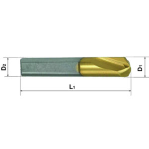 CD0630 PC40H Zentrierbohrer, D1=6, D2=6, L1=30