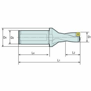 K2D KingDrill D1=24.5, D2=32, L1=133, L2=51