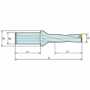 K4D KingDrill D1=24.5, D2=32, L1=181, L2=99