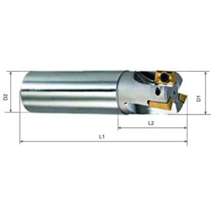 AMS1020HS-5 Eckfräser, D1=20, L1=110, Z=5