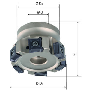 TP8PCM125R-40-15-SO14 Eckfräser, D1=125, d=40, NL=63, Z15