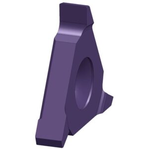 TriMill 03, Einstich f. O-Ring, Ø 10.6, A=1.8, A1=2.28, t=1.45, Z=3, m. Eckradiu